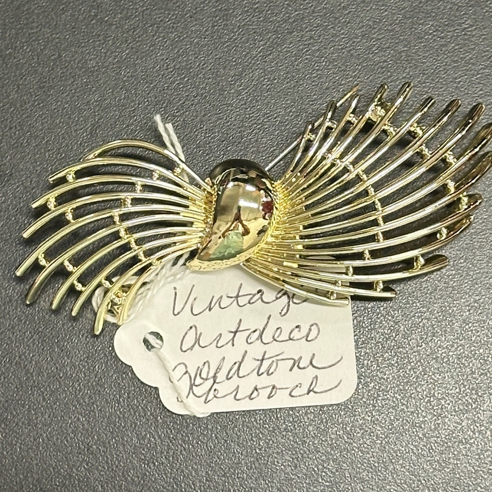 Vintage BSK Wheat Brooch